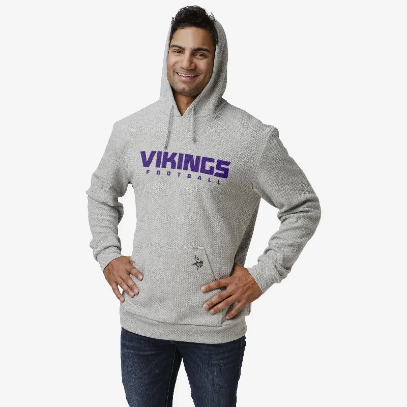 Minnesota Vikings Gray Woven Hoodie