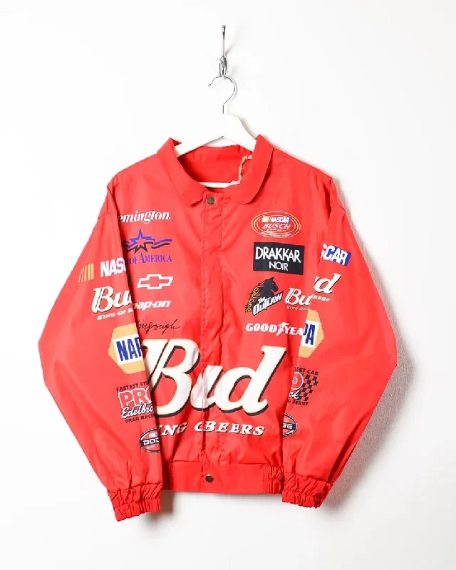 Nascar Budweiser Racing Coach Jacket - Small