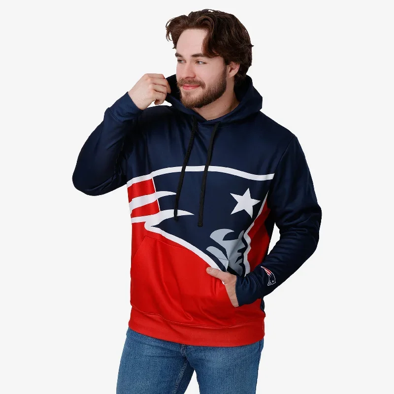 New England Patriots Bold Logo Hoodie