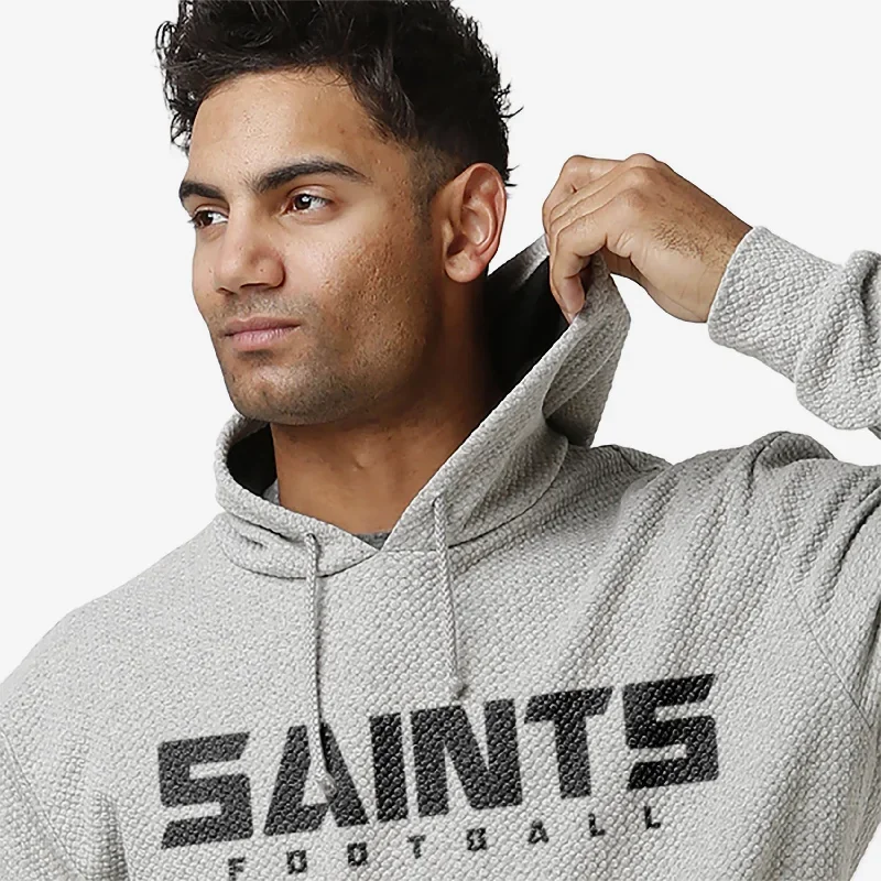 new-orleans-saints-gray-woven-hoodie