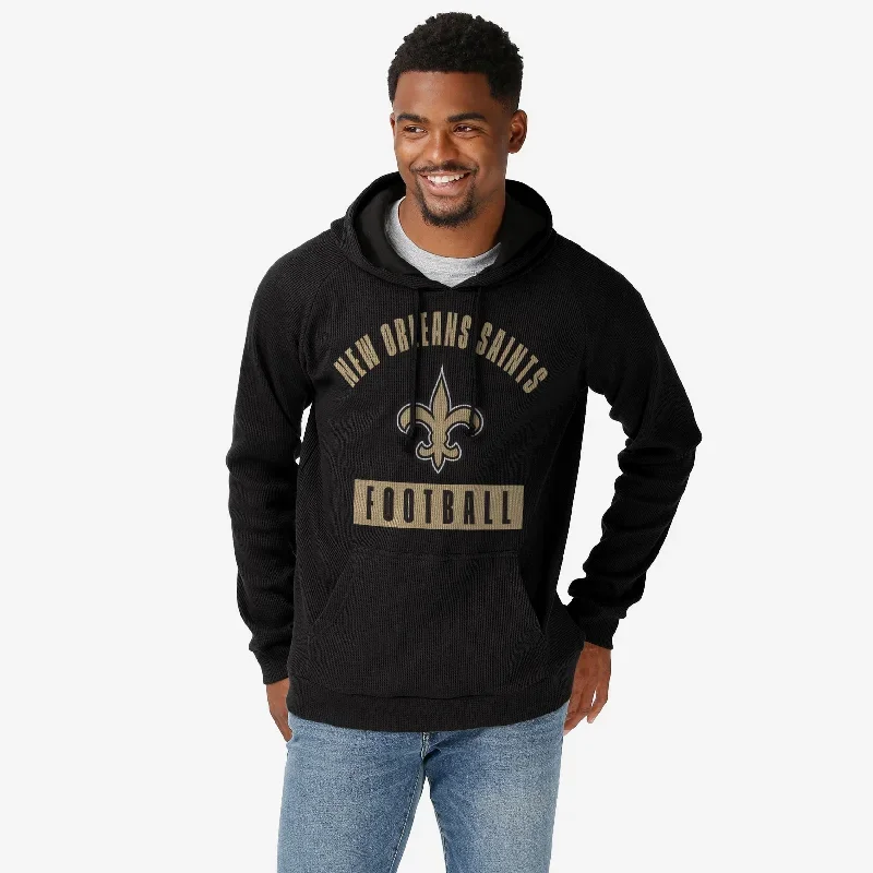 New Orleans Saints Team Color Waffle Hoodie