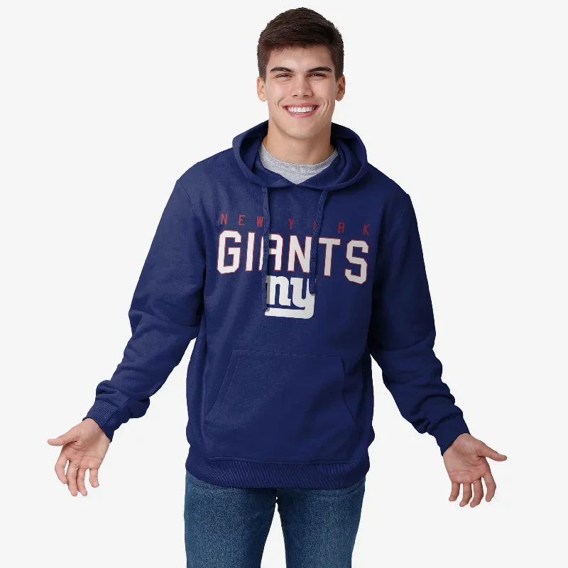 New York Giants Solid Hoodie