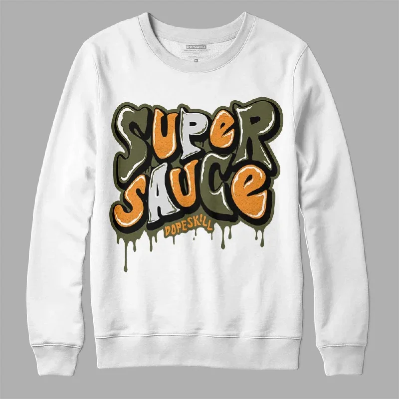 Olive 5s DopeSkill Sweatshirt Super Sauce Graphic