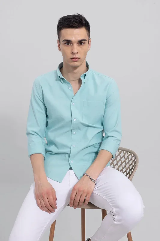 Oxford Button Down Mint Green Shirt