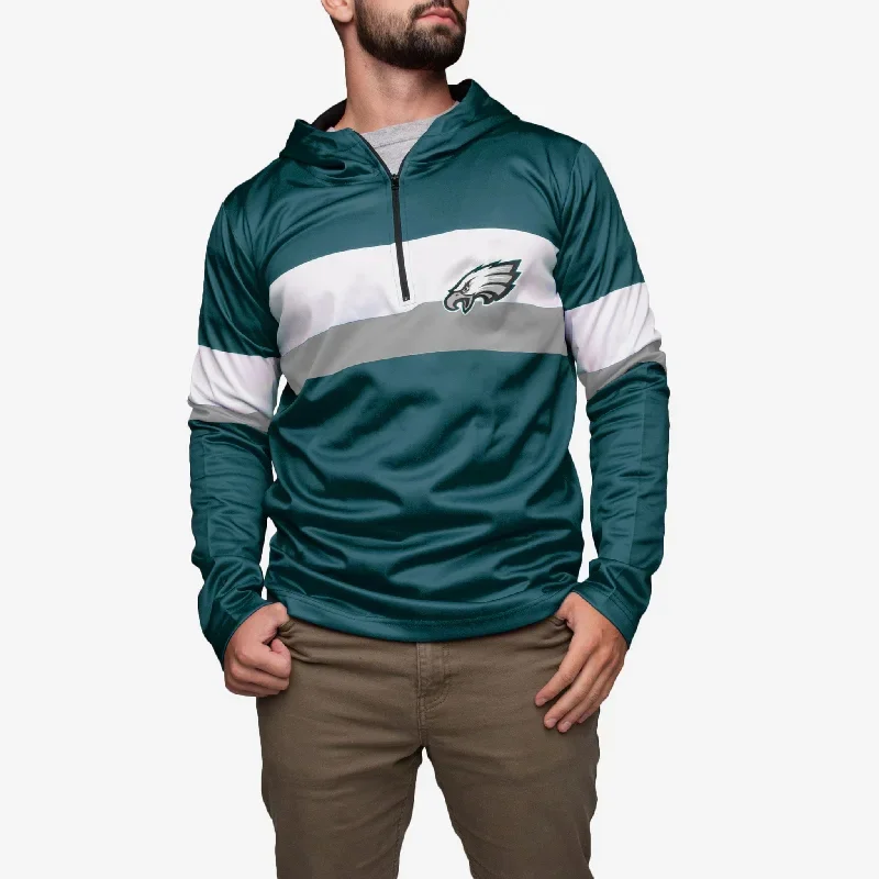 Philadelphia Eagles Quarter Zip Hoodie