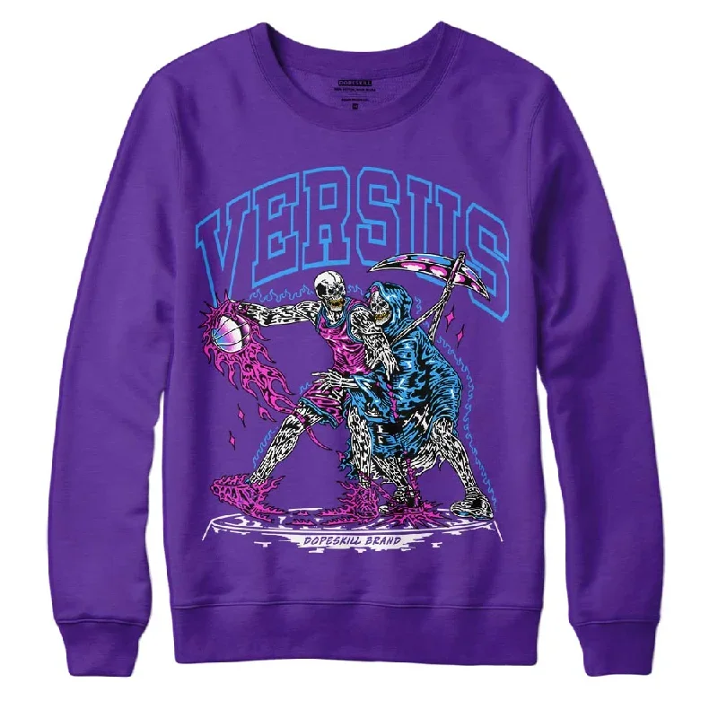 PURPLE Collection DopeSkill Purple Sweatshirt VERSUS Graphic