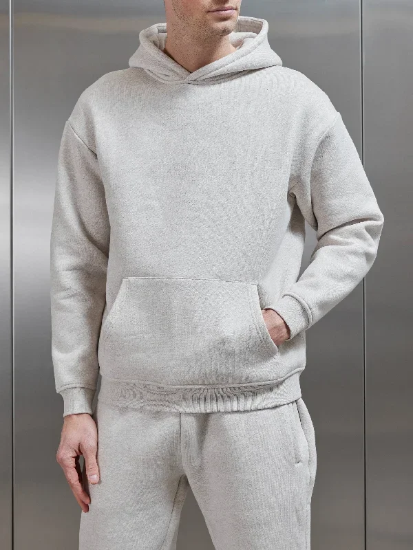 Relaxed Fit Hoodie in Oatmeal