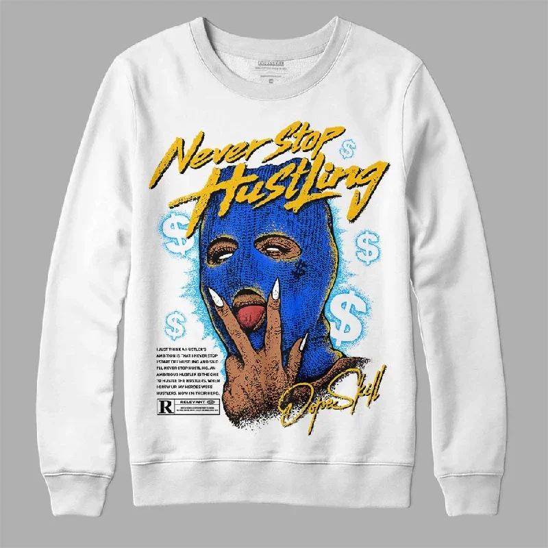 Royal Blue Collection DopeSkill Sweatshirt Never Stop Hustling Graphic