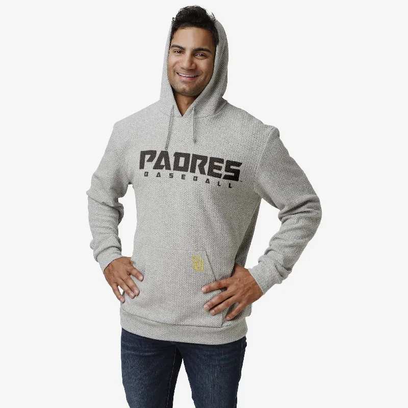 San Diego Padres Gray Woven Hoodie