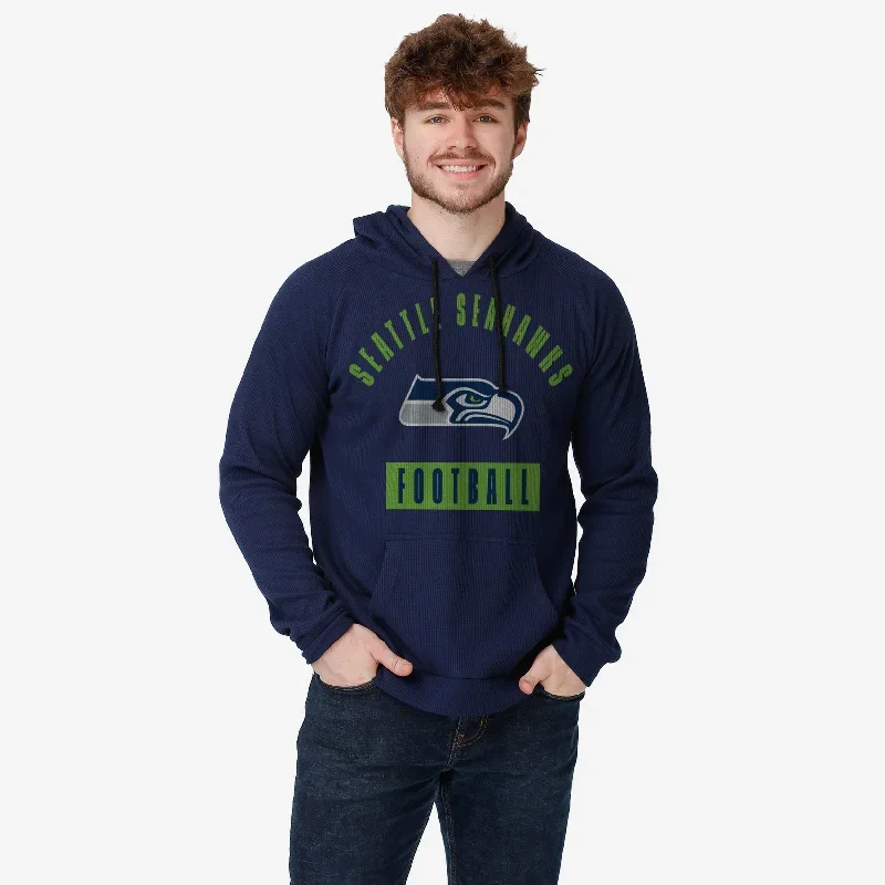 Seattle Seahawks Team Color Waffle Hoodie