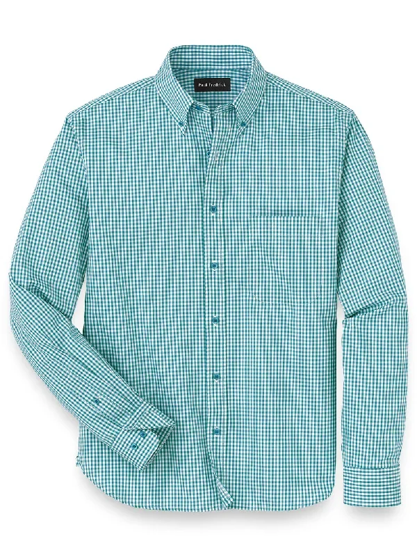 Cotton Gingham Casual Shirt