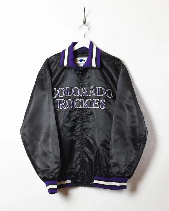 Starter Colorado Rockies Varsity Jacket - Large