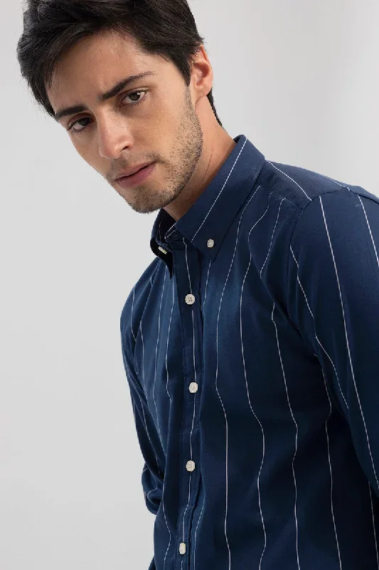 Stellar Stripe Navy Shirt