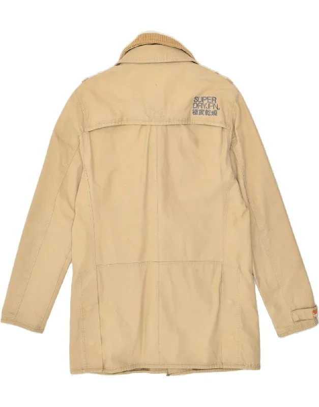 superdry-mens-military-graphic-overcoat-uk-40-large-beige-cotton