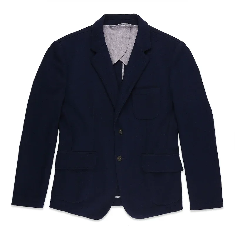 The Telegraph Jacket in Navy Boiled Wool