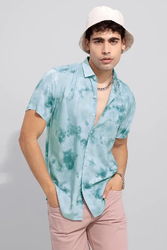 Tie Dye Mint Green Shirt