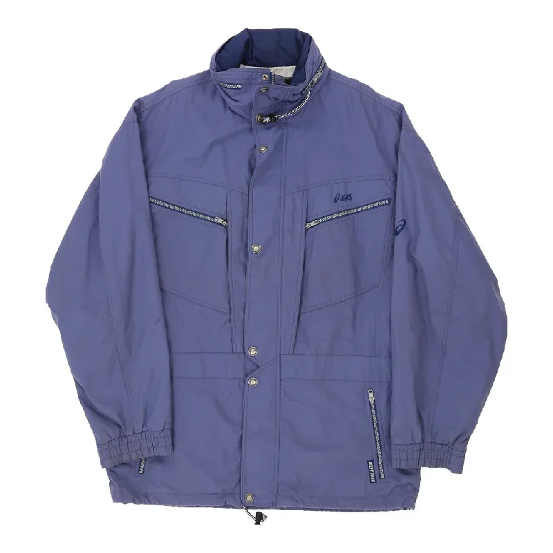 Vintage Asics Coat - XL Blue Cotton