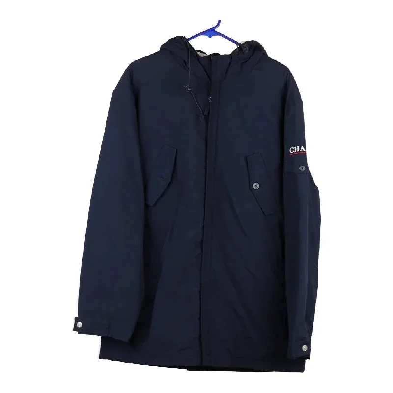 Chaps Ralph Lauren Coat - Medium Blue Nylon