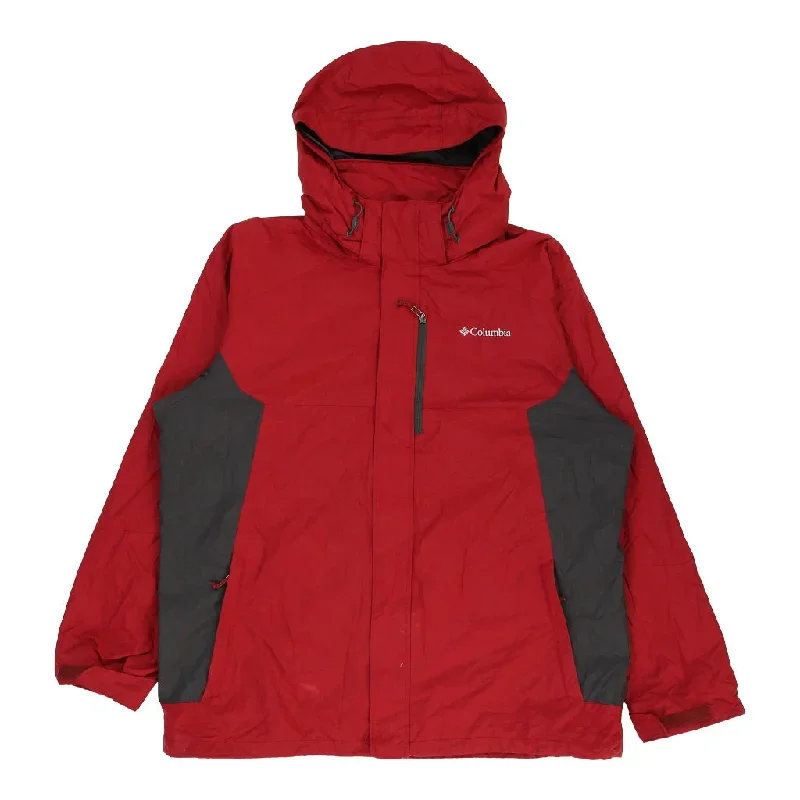 Columbia Coat - XL Red Nylon