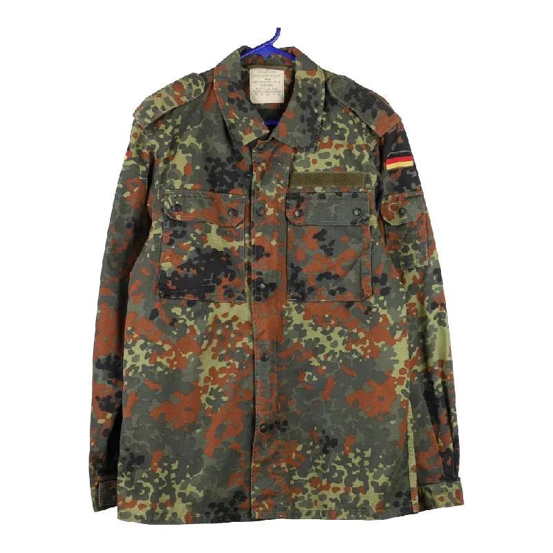 German Army Camo Jacket - Large Khaki Cotton Blend