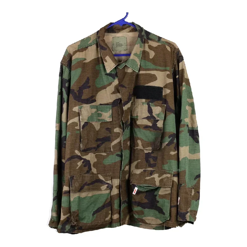 Locked In Unbranded Camo Jacket - Large Khaki Cotton Blend