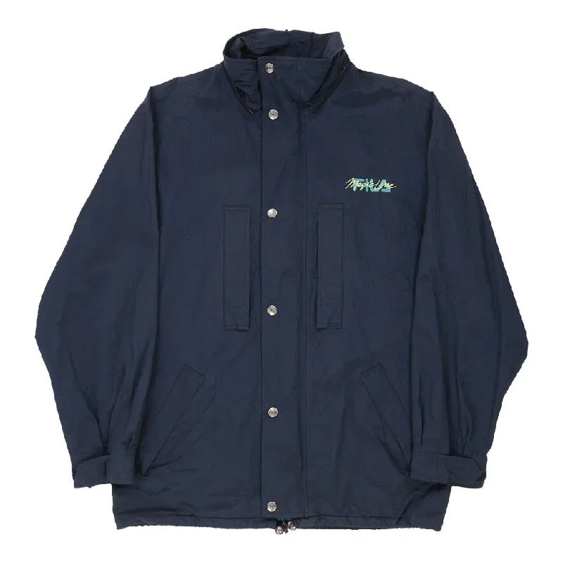 Vintage Magic Line Fila Coat - XL Blue Polyester