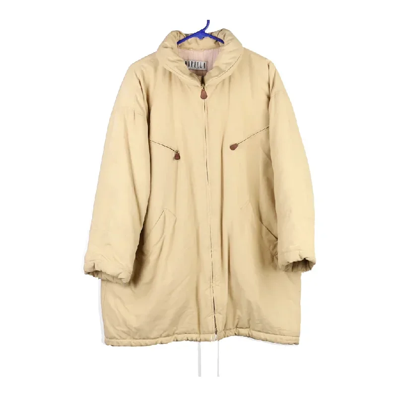 Marella Coat - Medium Beige Polyester