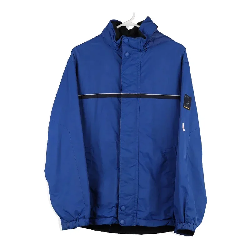 Nautica Reversible Coat - Small Blue Polyester