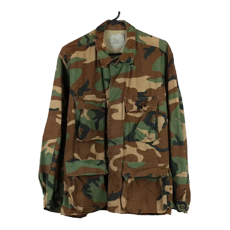 U.S. Army Camo Jacket - Medium Khaki Cotton Blend