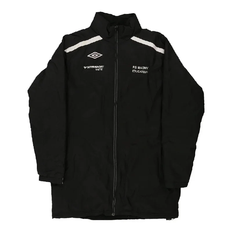 Vintage Umbro Coat - Large Black Polyester