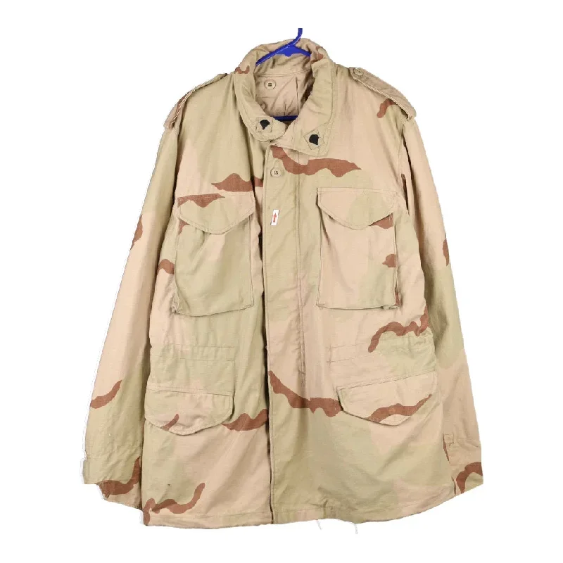 Unbranded Camo Coat - Medium Khaki Cotton Blend