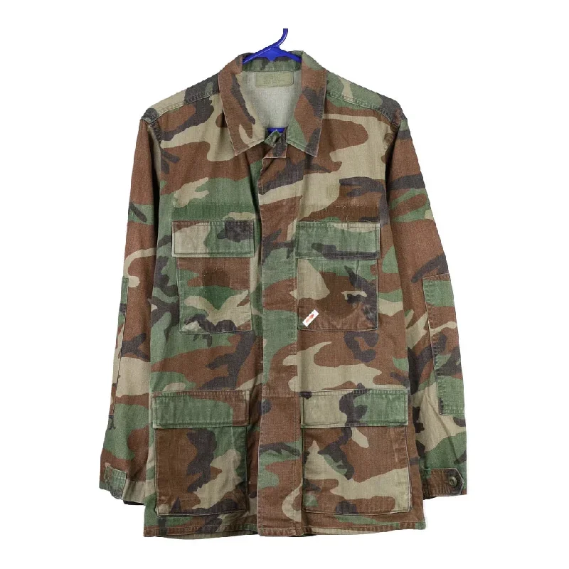 Unbranded Camo Jacket - Small Khaki Cotton Blend