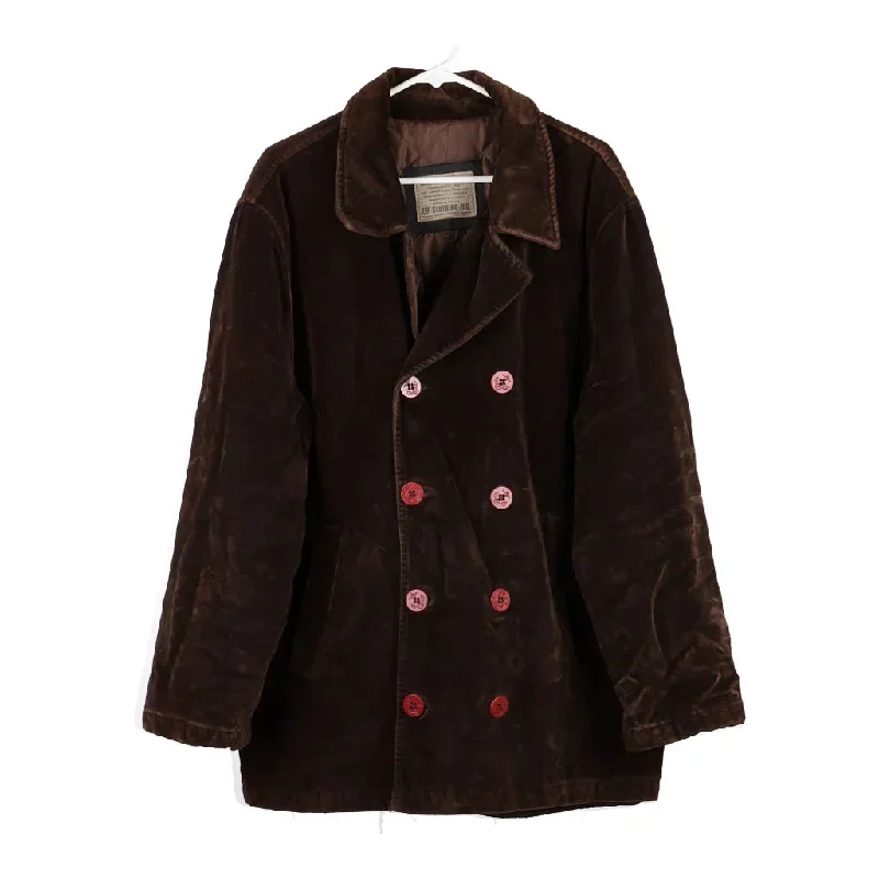 Zip Clothing Inc. Coat - XL Brown Polyamide